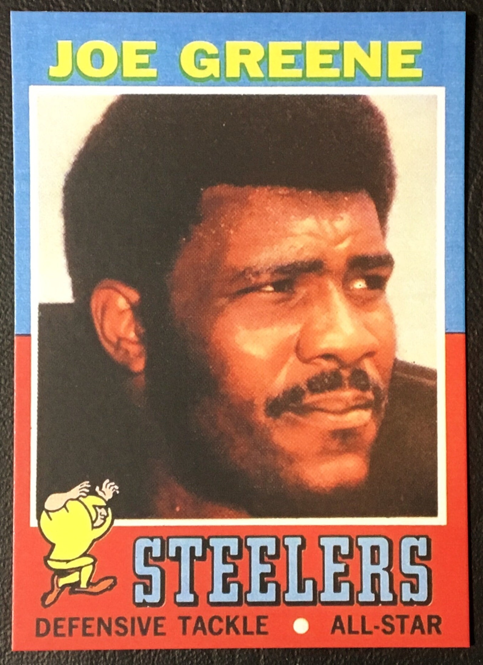 1971 245 Mean Joe Greene Rookie Reprint Mint Condition Etsy