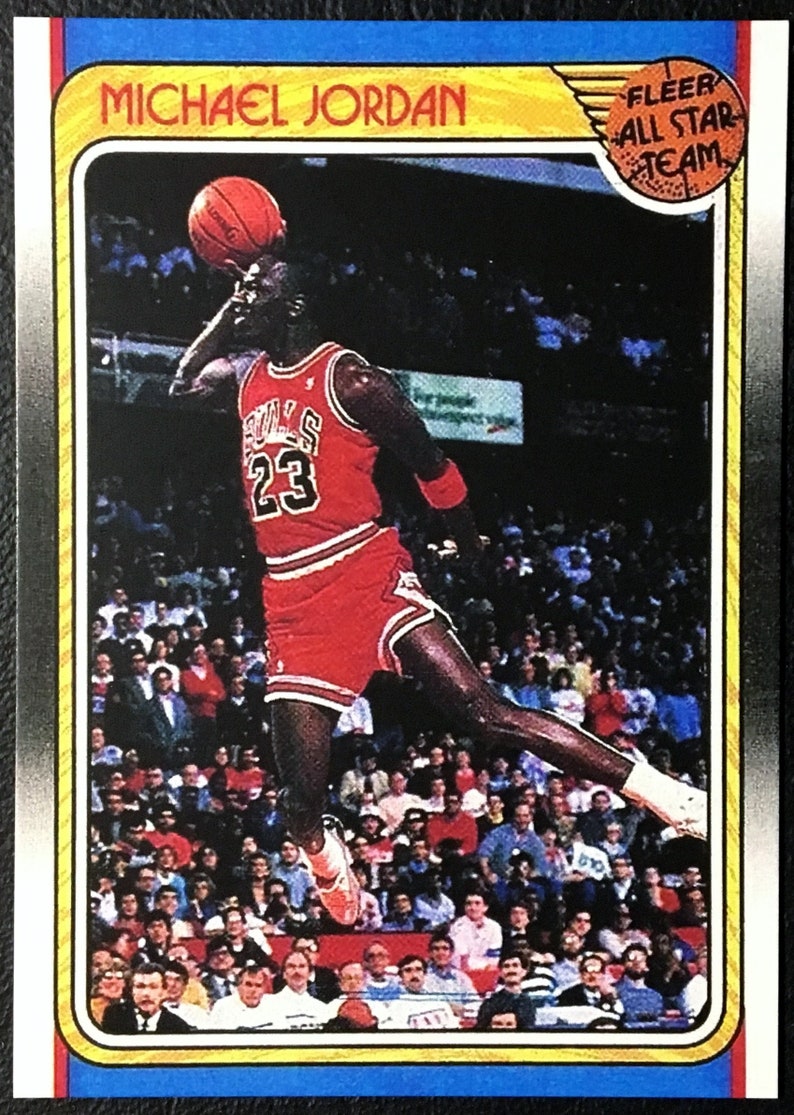 1988 michael jordan basketball card