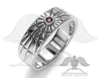 Spiderweb band ring .925 sterling silver or 14k gold, custommade, handmade ***Made to Order – 075