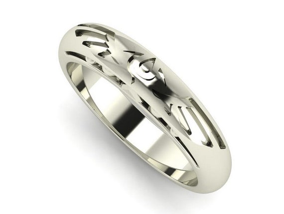 Red Lantern sterling silver band michaelmjdesigns