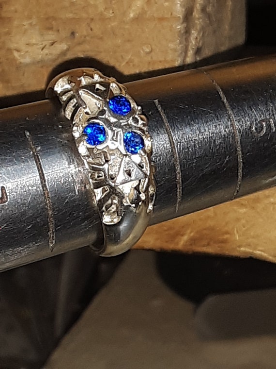 Red Lantern sterling silver band michaelmjdesigns
