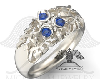 Zora Blue Sapphire .925 Sterling Silver ring – 128