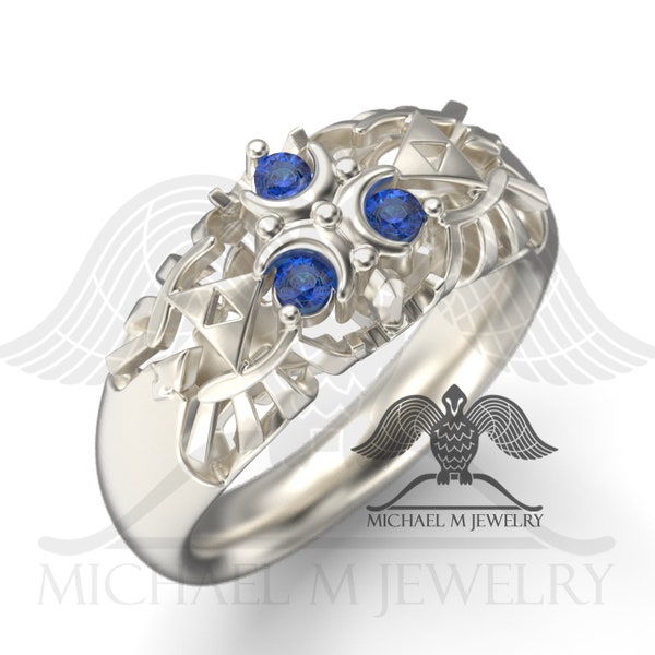 Zora Blue Sapphire .925 Sterling Silver ring – 128