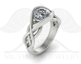 Cynthia! Twist Irish Knots Love 925 Sterling Silver Ring Custommade Handmade ***Made to Order – 201