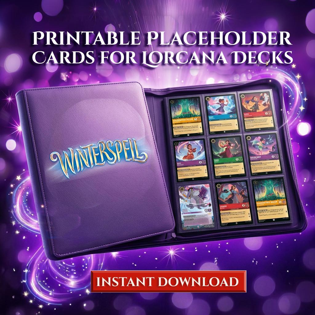 Lorcana Printables - Etsy