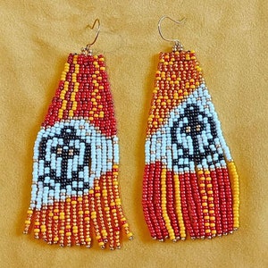 Earrings Odonny in Red image 1