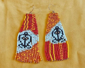 Earrings Odonny in Red