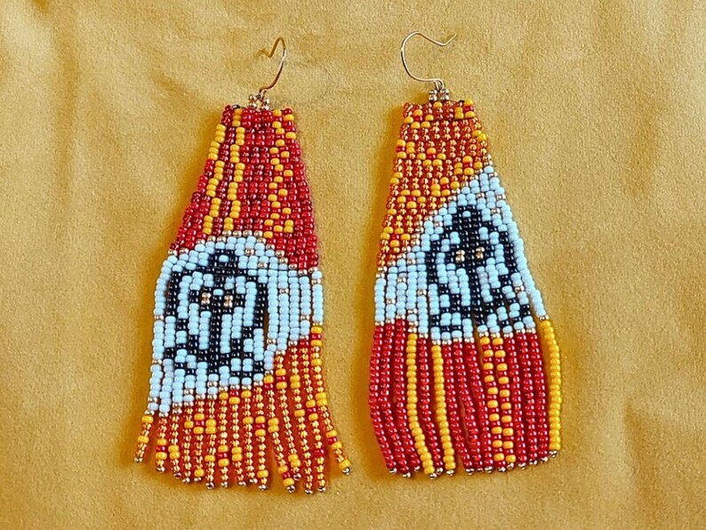 Earrings Odonny in Red image 1