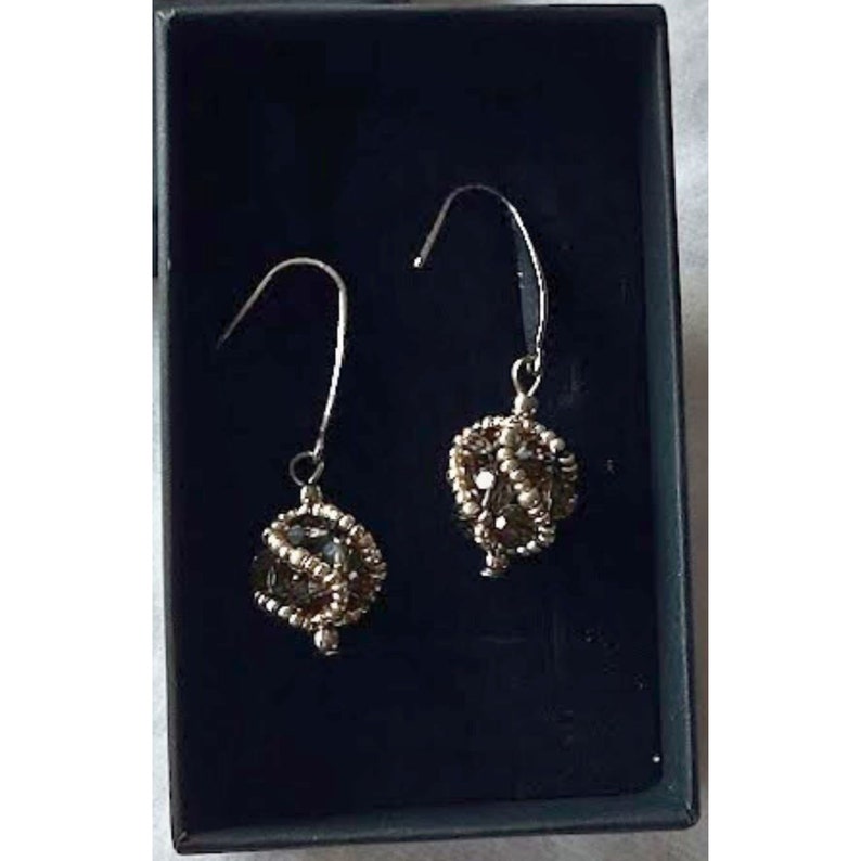 Earrings Shiny Bunches Facet/Silver image 4