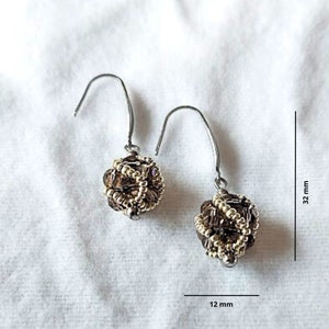 Earrings Shiny Bunches Facet/Silver image 3