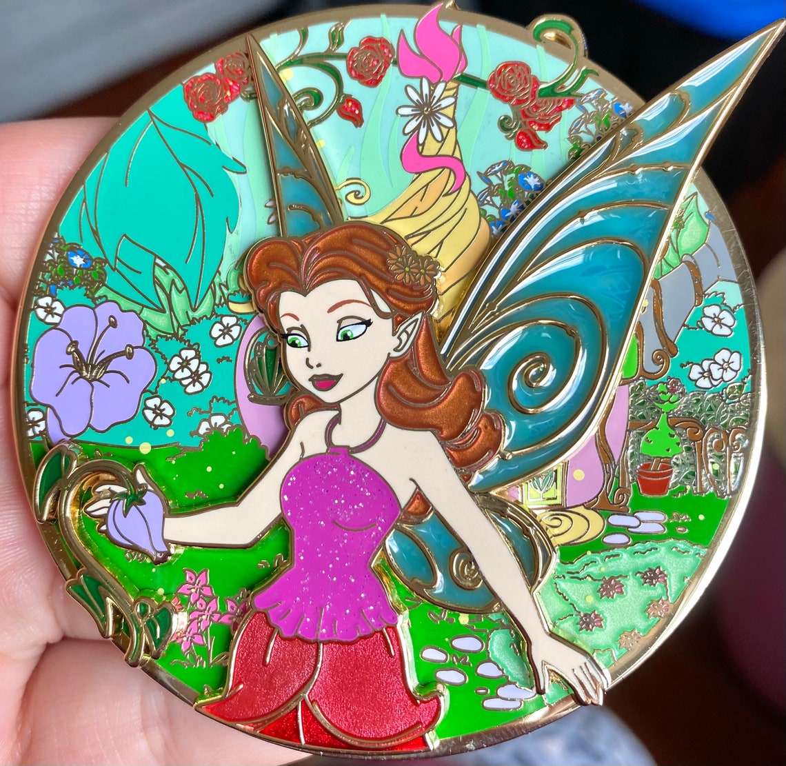 fairy enamel pin