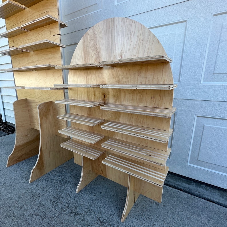 Decorative Display Rack Vendor Event Display Template, Earring Display, Wood Display, Arch ...