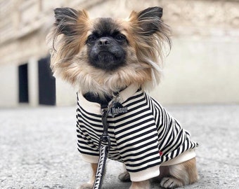 Striped T-Shirt for Chihuahuas and Small Dogs