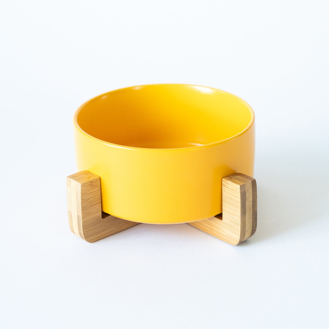 Midcentury Modern Dog Bowl Modern Dog Bowl Ceramic Dog Etsy