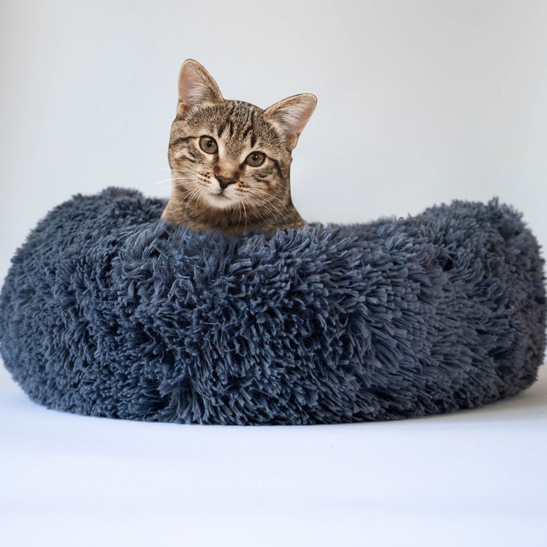 Fluffy Cat Bed Etsy