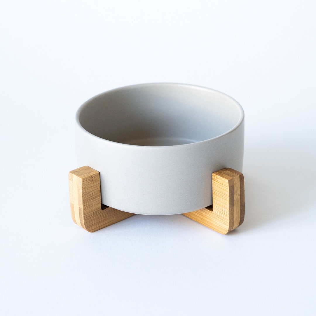 Midcentury Modern Dog Bowl, Modern Dog Bowl, Ceramic Dog Bowl, Ceramic