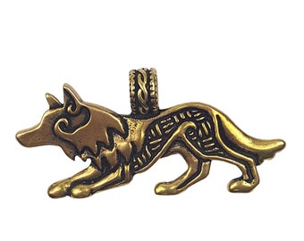 Celtic Wolf Pendant