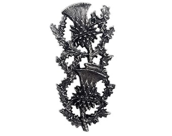 Don McKee Distle Kiltnadel | Schottische Distel Design | Handgefertigt aus den USA | Distel Brosche