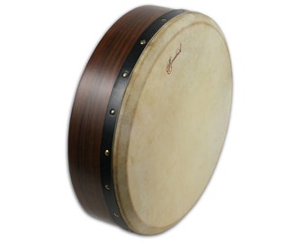 Rosewood Frame Tacked 14 inch Bodhran - Irish Drum