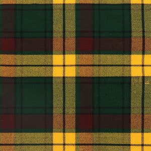 MacMillan Modern Tartan - Homespun Wool Blend Tartan Fabric - Machine Washable