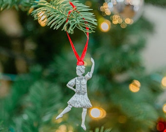 Scottish Dancer Ornament - Christmas Tree Decoration