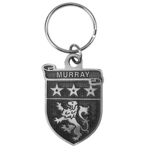 Murray Irish Coat of Arms Pewter Key Chain