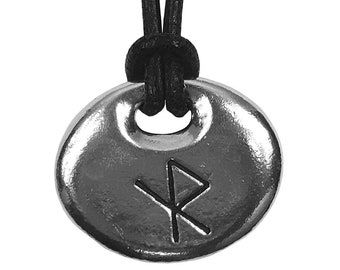 Safe Travel Bind Rune Pewter Pendant - Made in Cornwall