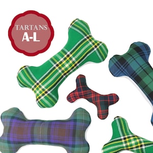 Homespun Tartan Dog Toy (A-L tartans)