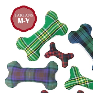 Homespun Tartan Dog Toy (M-Y tartans)