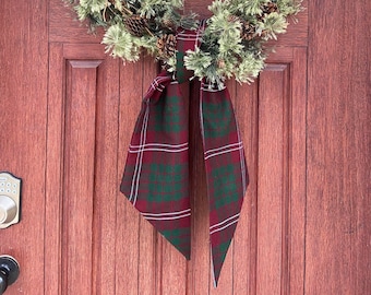 Faja de corona de tartán: tartán de mezcla de lana hilada en casa, tartán M-Y