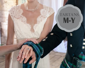 Homespun Tartan Handfasting (M-Y tartans)