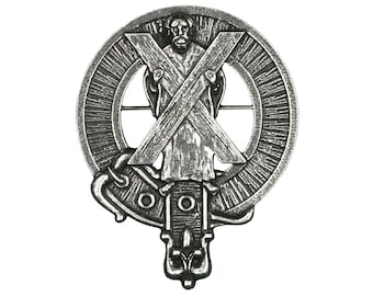 St. Andrews Cross Badge/Brooch - Saint Andrews Brooch - Celtic Brooch - Made in Scotland