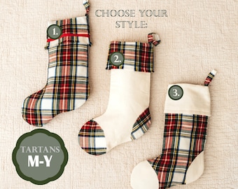 Homespun Tartan Stocking - M-Y Tartans