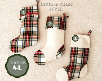 Homespun Tartan Stocking - A-L Tartans