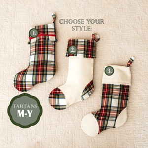 Homespun Tartan Stocking - M-Y Tartans