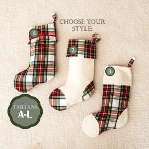 Homespun Tartan Stocking - A-L Tartans