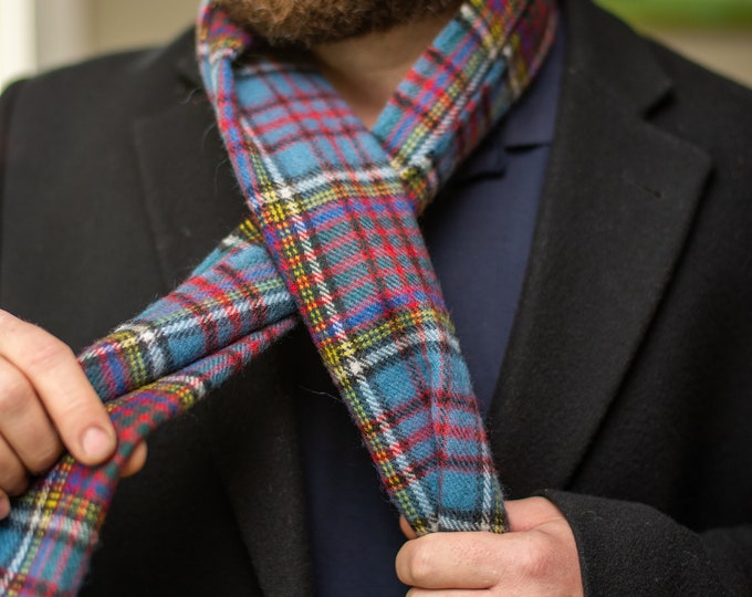Anderson Modern Tartan Lambswool Scarf - Made in Scotland - In Stock and Ready to Ship!