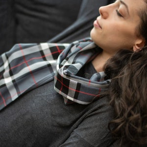 Tartan Plaid Scarf | M-Y Tartans | Homespun Wool-Blend