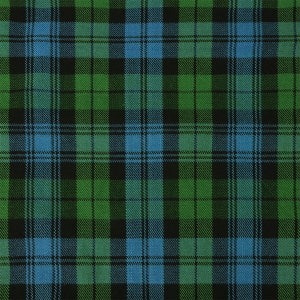 Black Watch (Campbell) Ancient Tartan - Selbstgesponnenes Wollgemisch Tartan-Stoff - Maschinenwaschbar