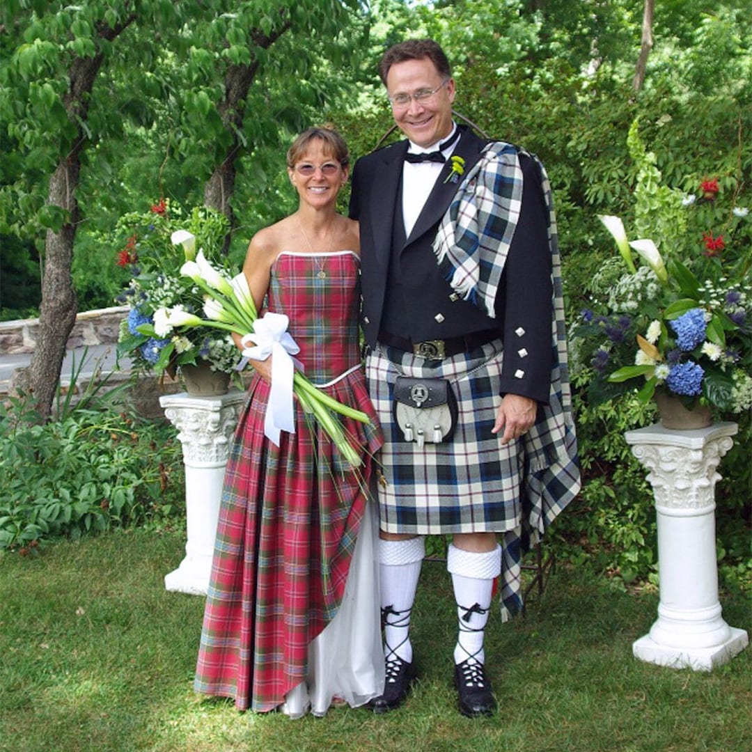 Acrylic Wool Tartan Piper Plaid 3-1/2 Yard Pleated 13oz main image 0