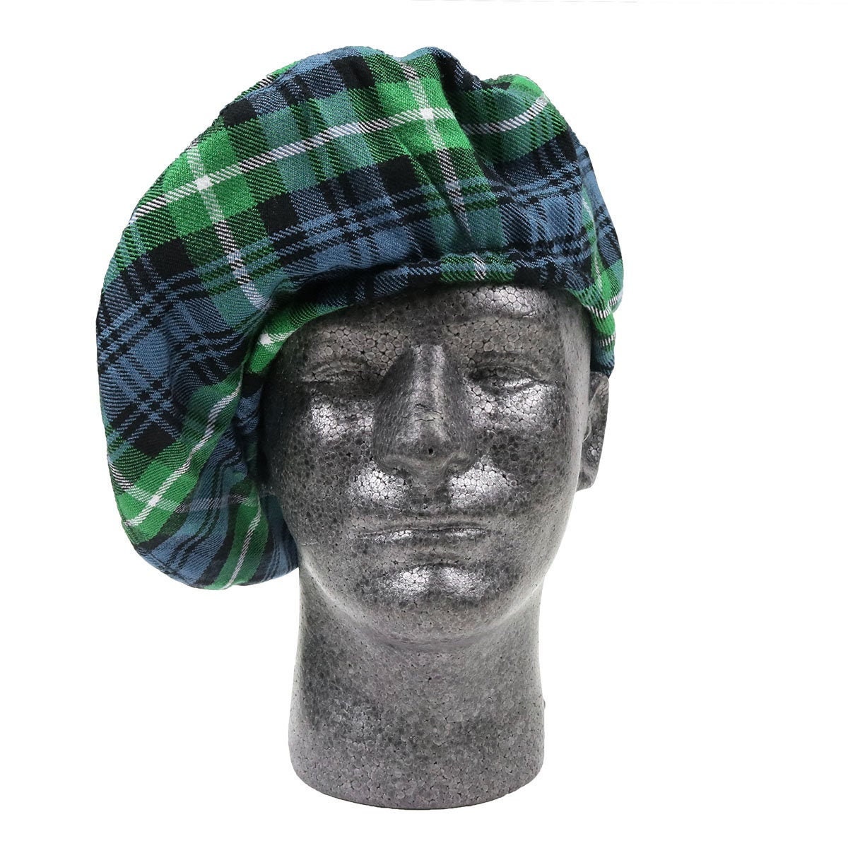 Jacqueline Lamont Tartan Black Stewart Wool Equestrian Style Hat Workwear for Women - Floret Flowers main image 4