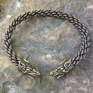 Norse Wolf Neck Torc - Extra Heavy Braid 16mm - Celtic Braided Necklace - Made in the USA