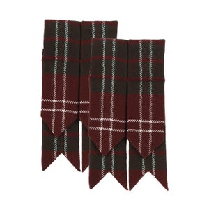 Crawford Modern Flashes - Homespun Tartan Flashes - Wool Blend Flashes