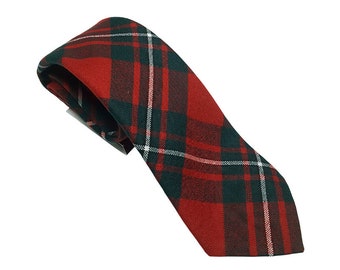 MacGregor Tartan Necktie - Made in Scotland - Premium Wool - In Stock Ready to Ship