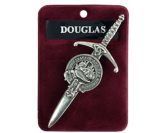 Douglas Clan Crest Kilt Pin - Gaelic Themes Kilt Pin - Jamais Arriere