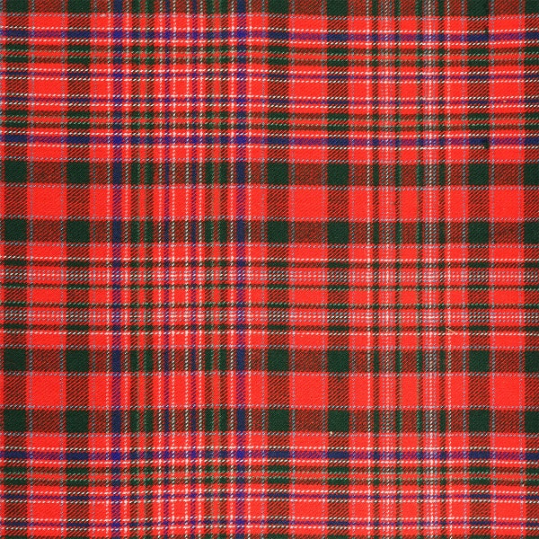 MacAlister Modern Tartan - Homespun Wool Blend Tartan Fabric - Machine Washable