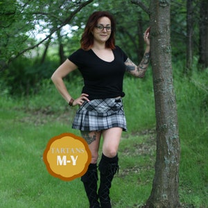 Homespun Tartan Billie Mini Skirt (Tartans M-Y)