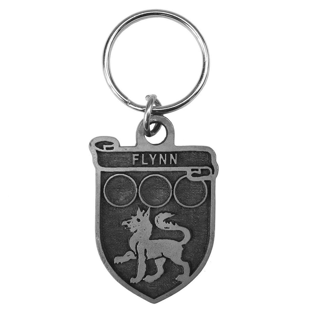 Flynn Rider Key Chain Flynn Irish Coat of Arms Pewter Key Chain - Etsy