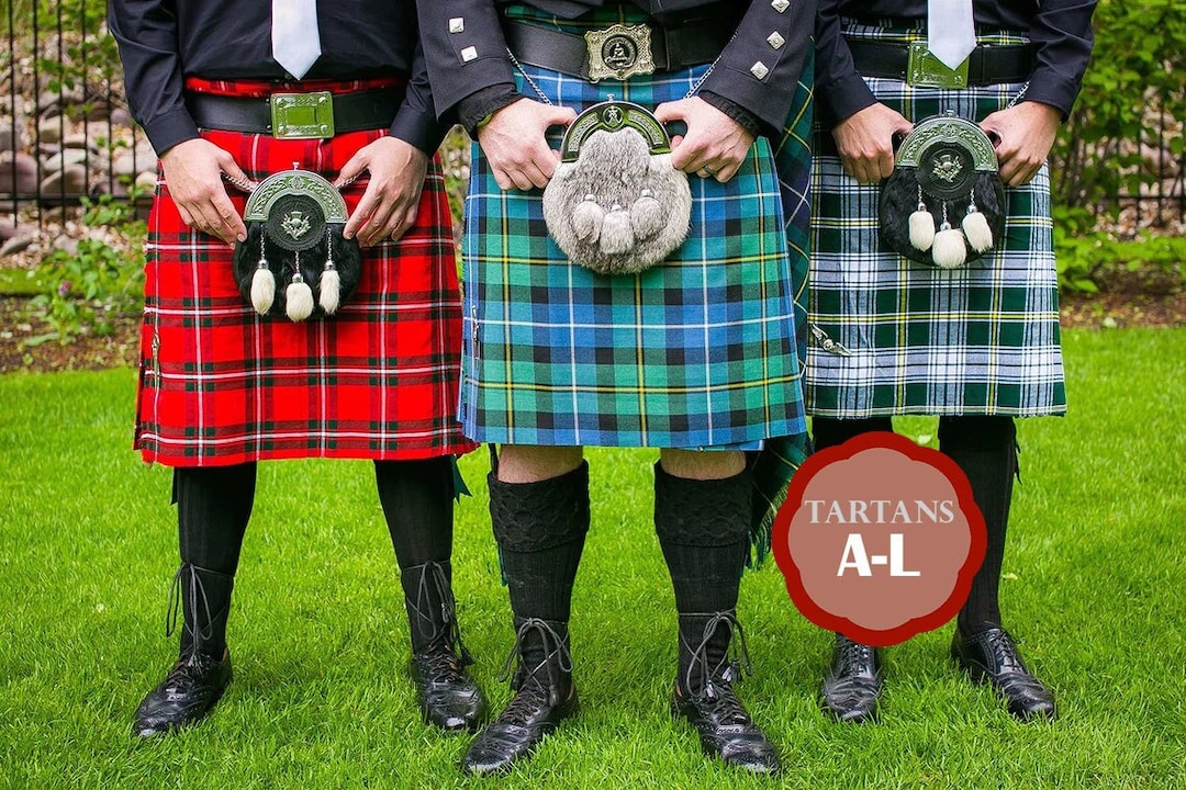 Check Wool Blend Kilt Dress