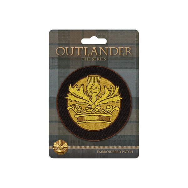 OUTLANDER Krone & Distel Gestickter Aufnäher - Offizielles OUTLANDER Merchandise